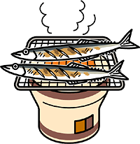 サンマのイラスト